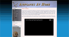 Desktop Screenshot of airplanesathome.com