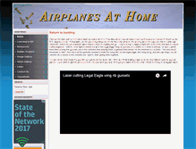 Tablet Screenshot of airplanesathome.com